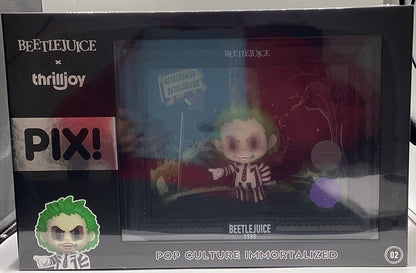 Beetlejuice 1988 Thrilljoy Pix! Pop Culture Immortalized 1 Of 6000 Vinyl Figure - BoxLunch Hot Topic Exclusive