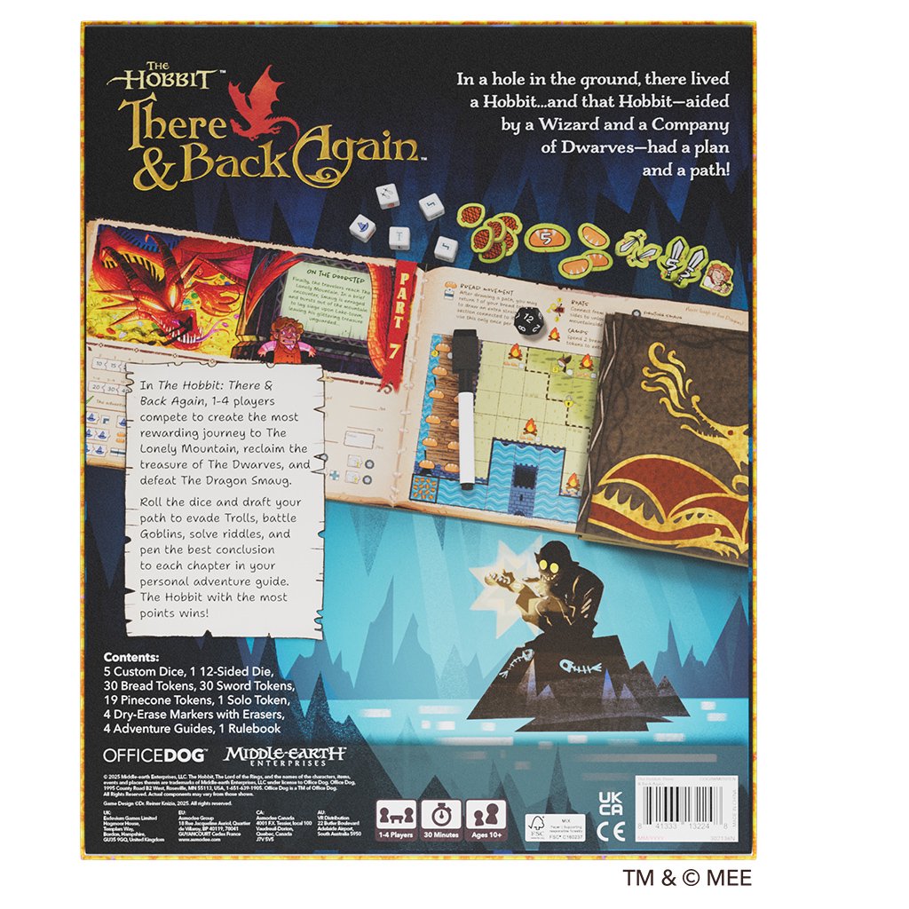 The Hobbit There and Back Again Board Game (PREORDER - Release Date June 2026)