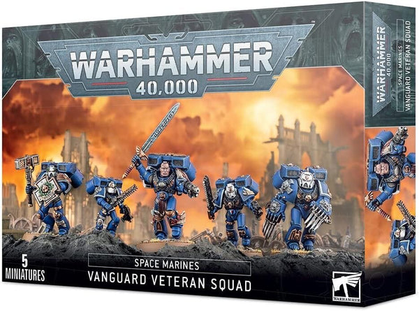 Warhammer 40,000: Space Marine Vanguard Veteran Squad - 5 Miniatures