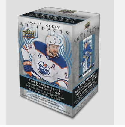 2026-27 Upper Deck Artifacts Hockey Factory Sealed Blaster Box!