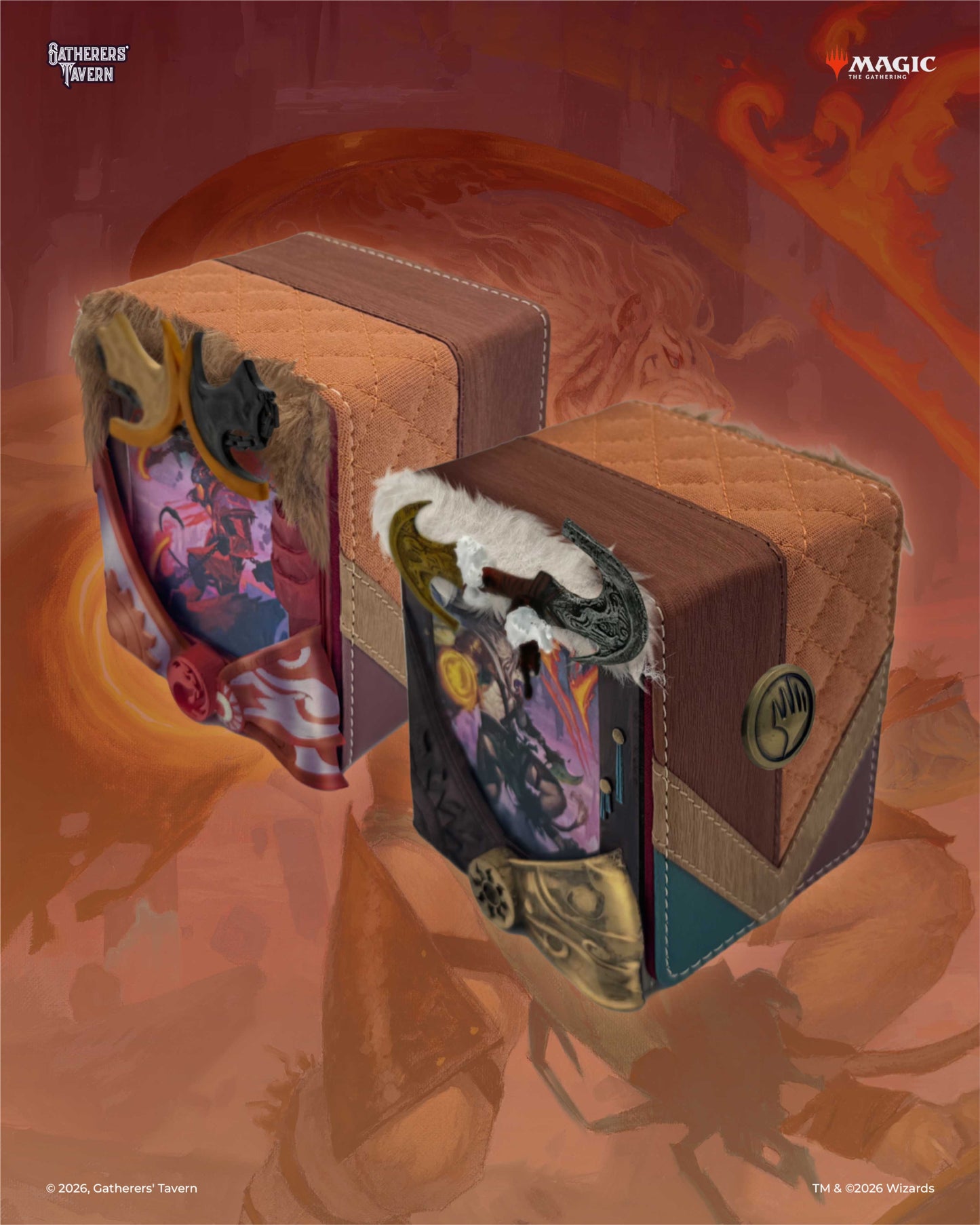 Reality Fracture Ajani Goldmane Domaru Finest Box – Fractured Reality Collectible, Sculpted Detail Design, Alternate World Display Piece for Collectors (PREORDER - Release Date December 30, 2026)