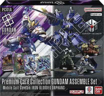 Bandai Gundam PC01A Premium Card Collection Assemble Set Mobile Suit Iron Blooded Orphans