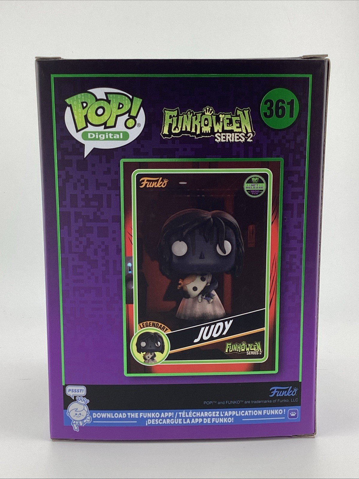 Funko Pop! Funkoween Series 2 - Judy (Glow) 1900 Pcs #361