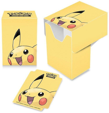 Ultra Pro Full View Deck Box Pikachu – Holds 75 Double-Sleeved Trading Cards