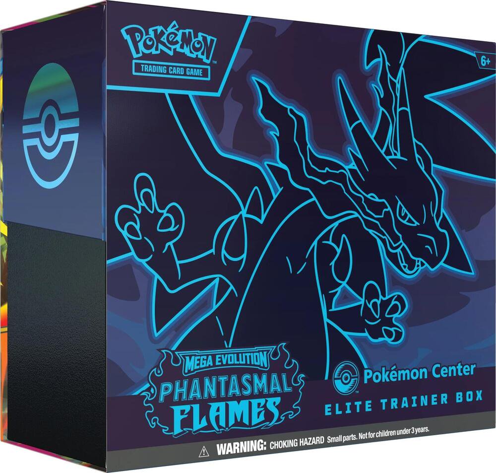 Pokemon TCG Phantasmal Flames Pokemon Center Elite Trainer Box with Promo Cards