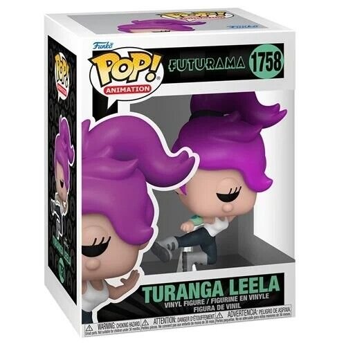 Turanga Leela Funko Pop! Animation Futurama - Approx. 4 3/4" Collectible Vinyl Figure #1758 with Window Display Box