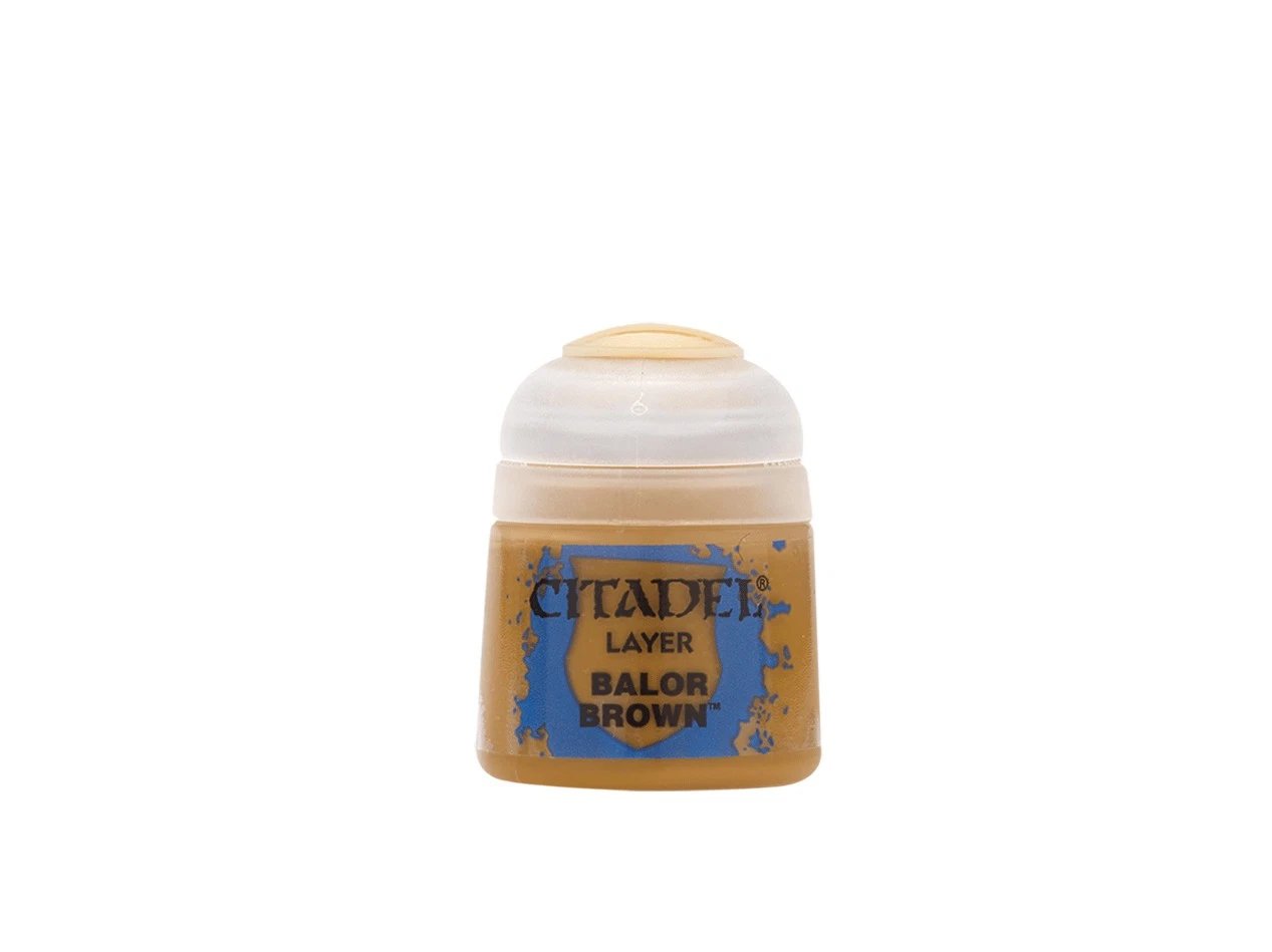 Warhammer Citadel Base Balor Brown Paint Bottle 12ml