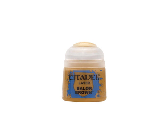 Warhammer Citadel Base Balor Brown Paint Bottle 12ml