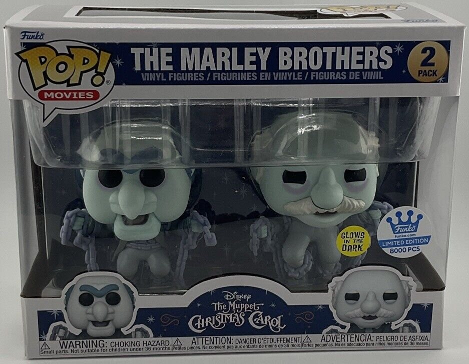 Funko Pop! Vinyl: The Muppets - The Marley Brothers - 2 Pack (Glow) LE 8000