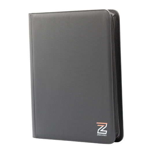 Zion Cases black 4 pocket toploader trading card binder