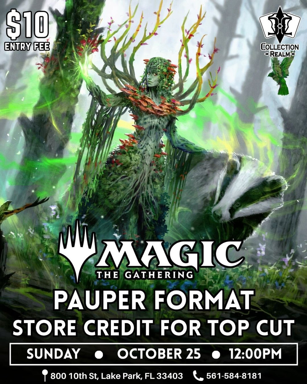 MTG Pauper Tournament – October 25, 2026 (Sunday 12PM)