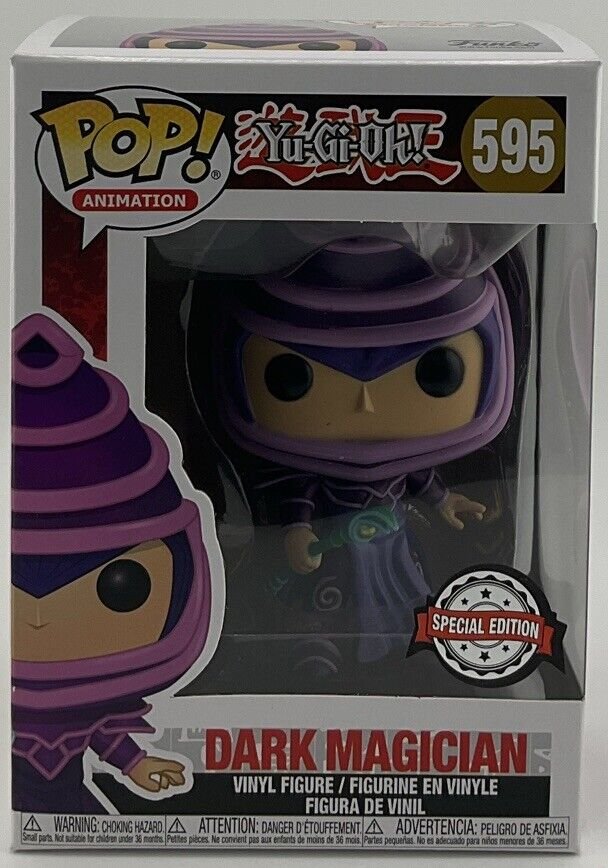 Funko POP Dark Magician #595 Figure Yu-Gi-Oh! RARE Special Edition