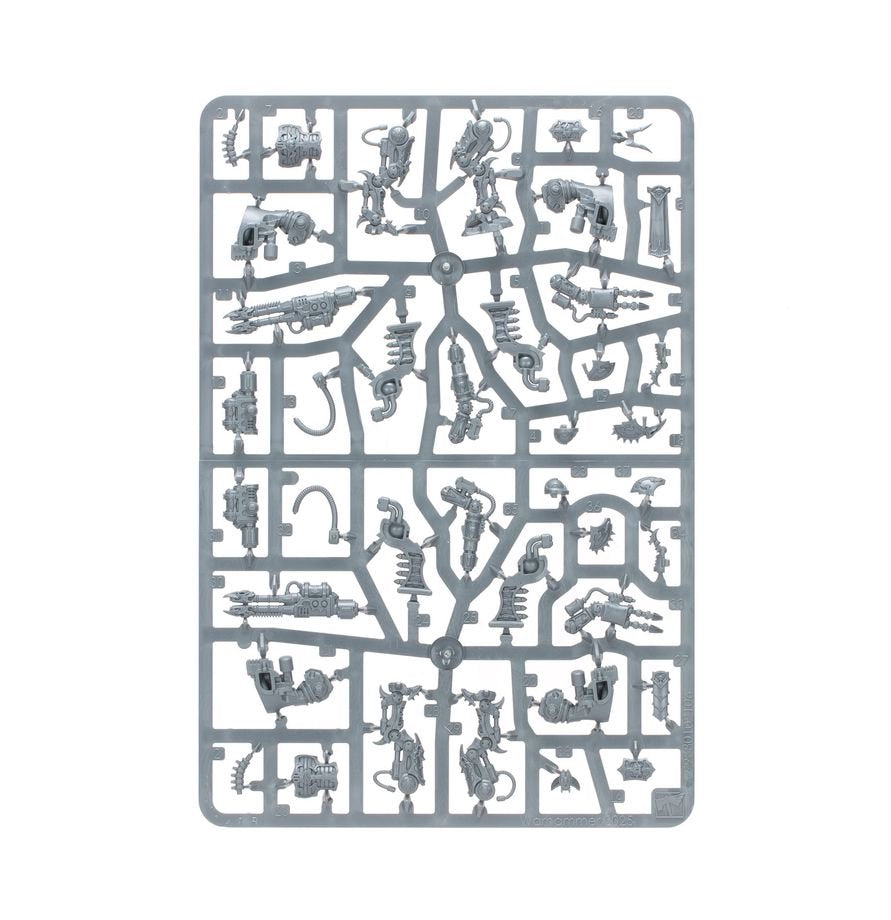 Warhammer 40,000 Thousand Sons Sekhetar Robots Miniatures Kit – 2 Plastic Battle Automata with Hellfyre Missile Racks & Warpflame Weapons