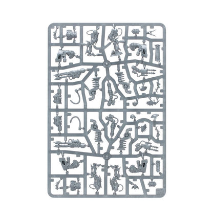 Warhammer 40,000 Thousand Sons Sekhetar Robots Miniatures Kit – 2 Plastic Battle Automata with Hellfyre Missile Racks & Warpflame Weapons