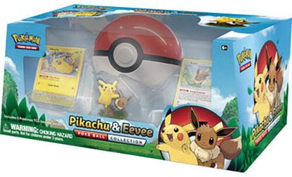 Pokémon TCG Pikachu & Eevee Poké Ball Collection with Promo Cards, Booster Packs & Poké Ball Case