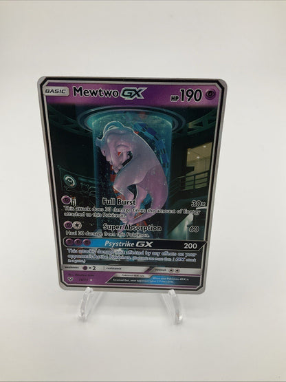Pokémon TCG Mewtwo GX 78/73 Shining Legends Holo Rare Mewtube LP/NM Holo Secret Rare