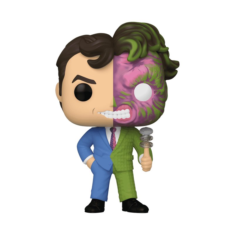 Two-Face Flipping Coin Funko Pop! Heroes DC Comics - WB 100 Celebrating Every Story - Approx. 4" Collectible Exclusive Vinyl Figure #484 with Window Display Box (PRE-ORDER)