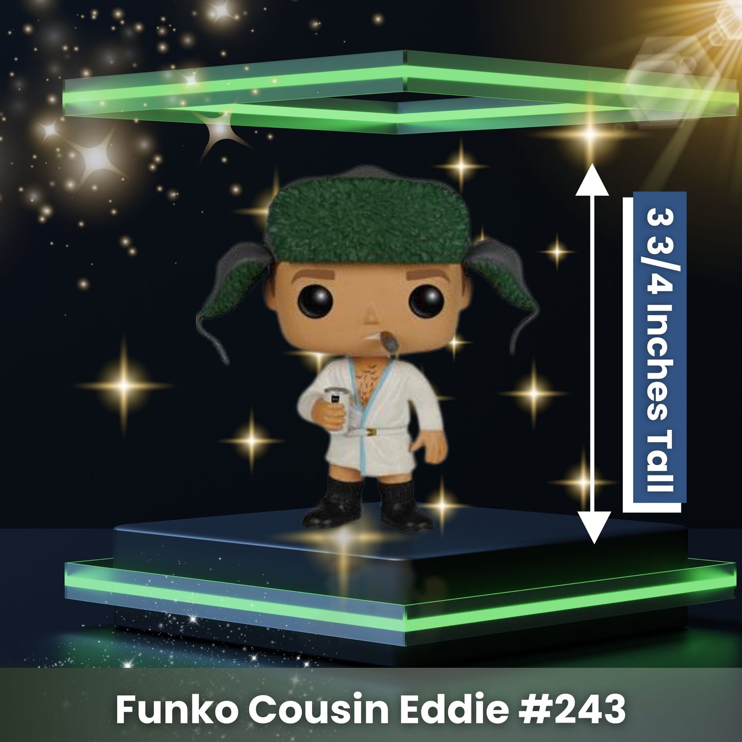 Cousin Eddie Funko Pop! Movies: National Lampoon's Christmas Vacation  - Approx. 3 3/4" Collectible Vinyl Figure #243 in Window Display Box