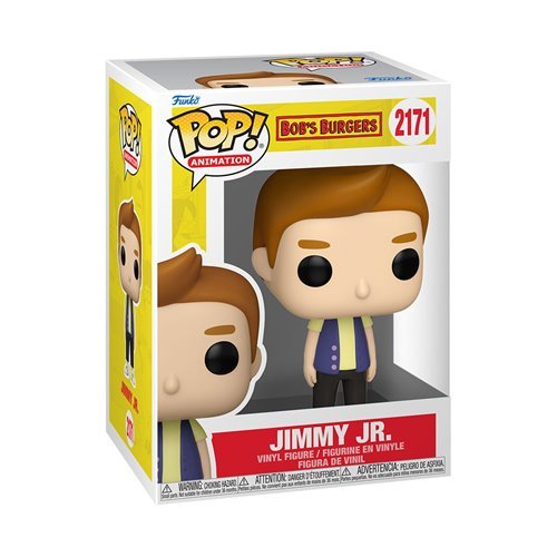 Jimmy Jr #2171 Funko Pop! Animation Bob's Burgers - Approx. 3 3/4" Collectible Vinyl Figure Bundled with Display Box Protector Case - Estimated Arrival: Nov. 2025 (PRE-SALE)