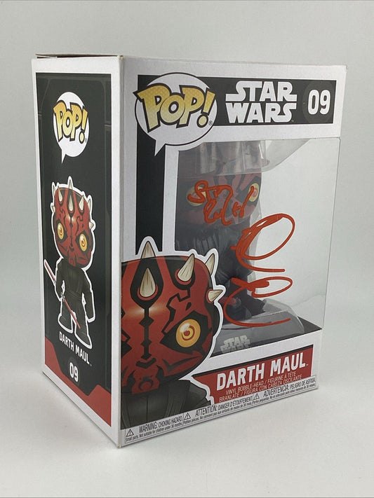Funko Pop! Vinyl: Star Wars - Darth Maul #09 Signed Ray Park