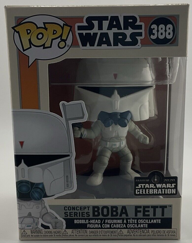 Funko Pop Star Wars Boba Fett Concept Series #388 Celebrations Exclusive 2020