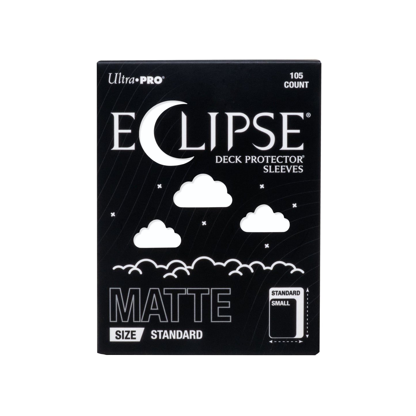 Ultra Pro Eclipse Standard Deck Protector Sleeves - Matte Arctic White 105CT - Durable, Split-Resistant, Smooth Shuffle, Perfect for Competitive Play & Collectors (PRE-ORDER AUGUST)