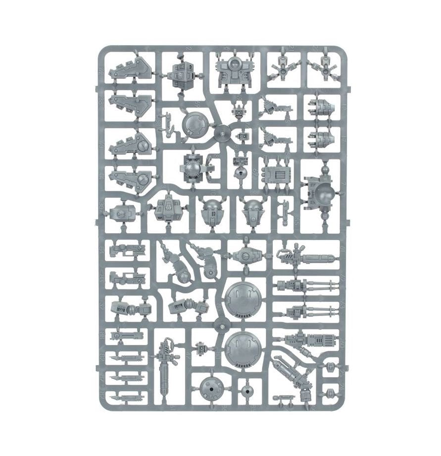 Warhammer 40K T'au Empire XV8 Crisis Battlesuit Team Miniatures Kit with Tactical Drones, Customizable Weapon Loadouts & Posable Models