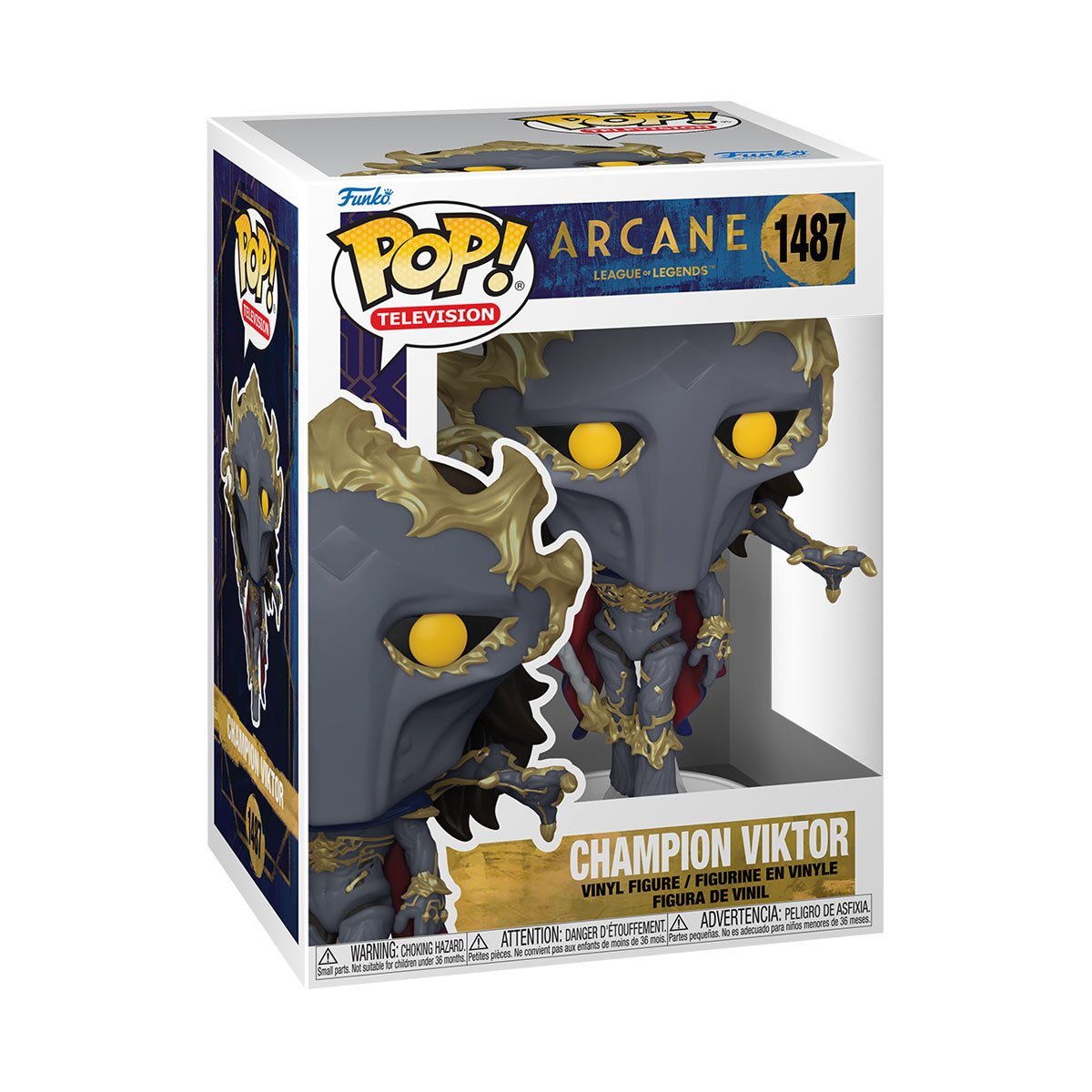 Champion Viktor Funko Pop! Television Arcane: League of Legends - Approx. 5 1/4" Collectible Vinyl Figure #1487 with Window Display Box (PRE-SALE)