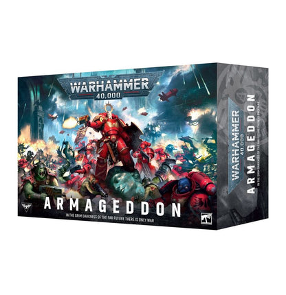 Warhammer 40,000 Armageddon 11th Edition Launch Box Set – Space Marines vs Orks – 61 Push-Fit Miniatures, Core Rules, Mission Decks & Campaign Content (PRE-ORDER)