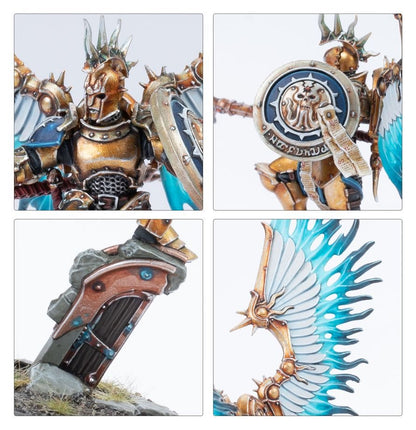 Warhammer Age of Sigmar: Ultimate Starter Set – Spearhead Starter Box with Stormcast Eternals & Skaven, 37 Push-Fit Miniatures, Gaming Mat, Dice & Rulebooks (PRE-ORDER)