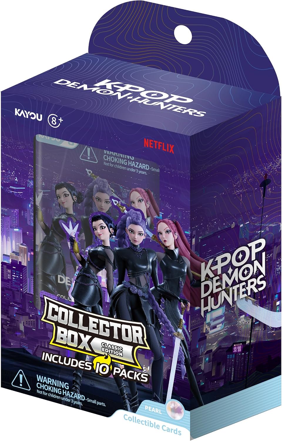 Kayou Kpop Demon Hunters Collectible Trading Cards, Classic Edition, Series 1, Collector Box, 10 Packs