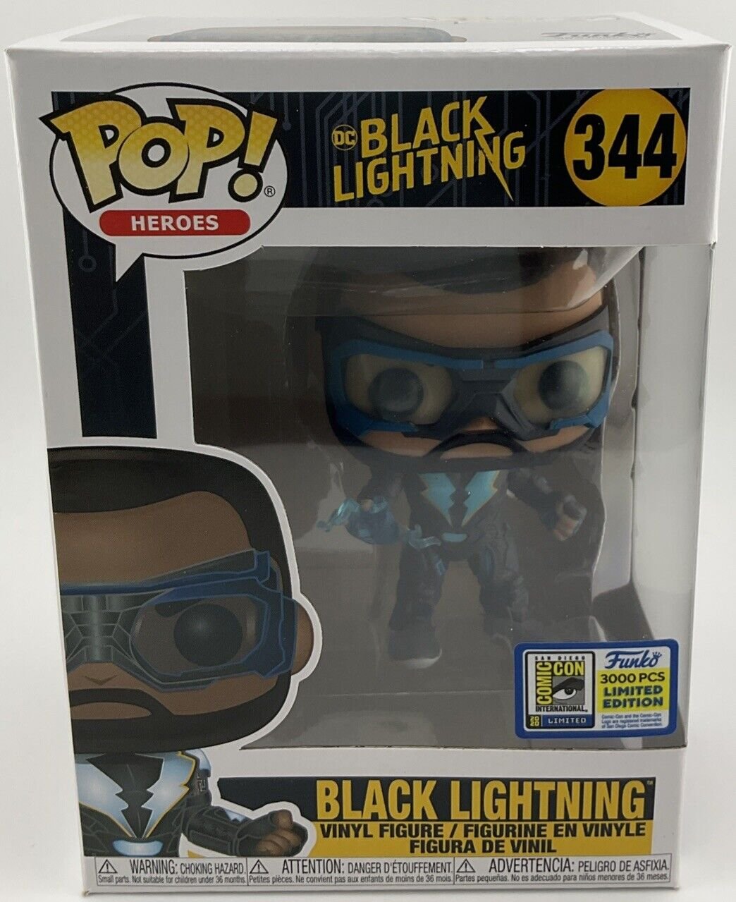 Funko Pop! Vinyl: DC Universe - Black Lightning #344 - SDCC LE3000Pcs