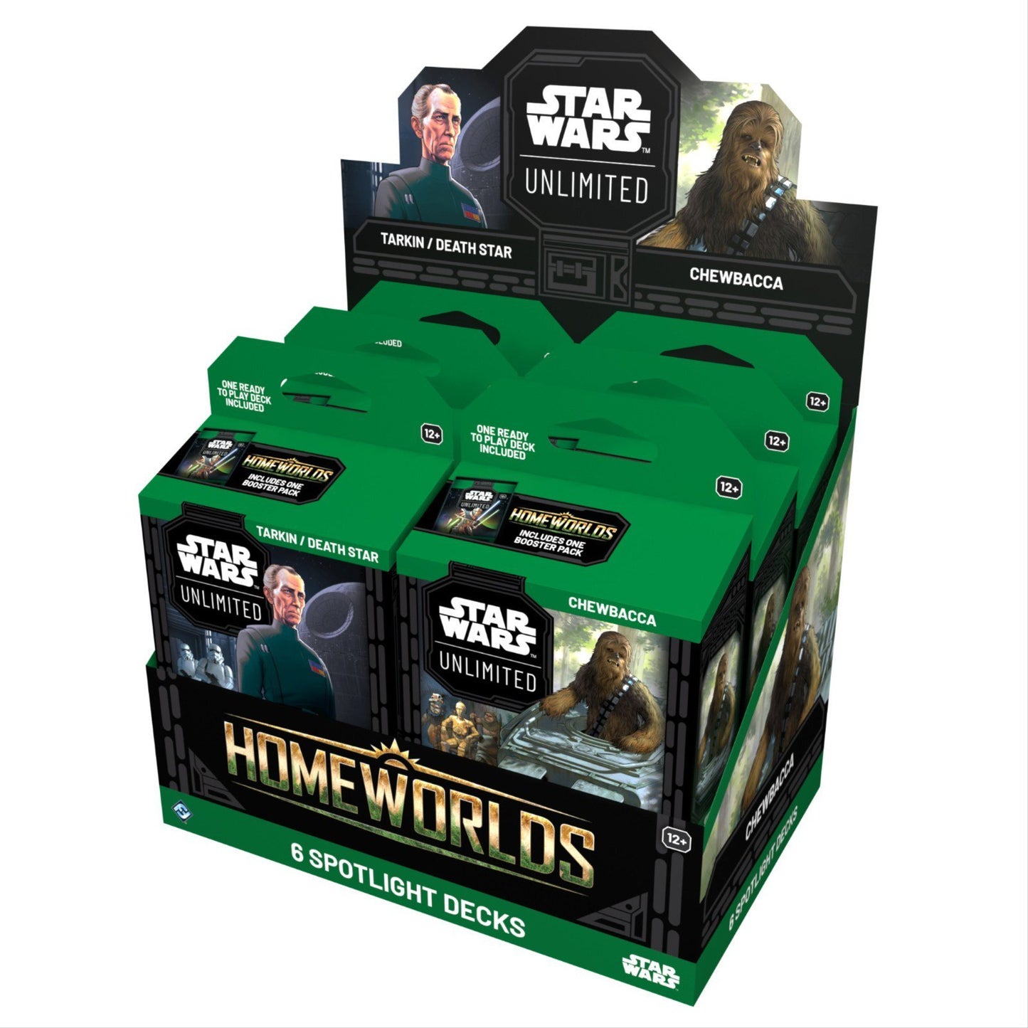 Star Wars Unlimited Homeworlds Spotlight Deck Display (PRE-ORDER)