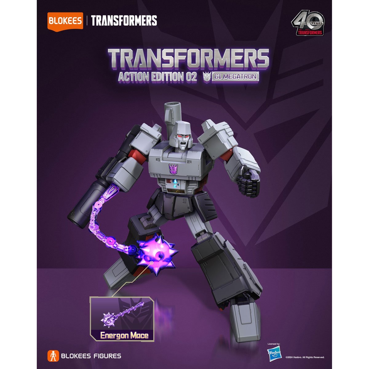 Blokees Transformers Shining Version 1 Roll Out G1 Megatron Light Up (PRE-ORDER - Release Date: June 10, 2026)