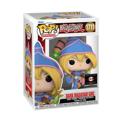 Dark Magician Girl with Magic Cylinder Funko Pop! Animation Yu-Gi-Oh! - Approx. 5.3" Chalice Collectible Exclusive Vinyl Figure #1711 with Window Display Box