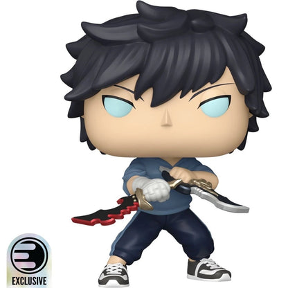 Sung Jinwoo #2037 Funko Pop! Animation Solo Leveling - Approx. 4" Limited Edition 9500 pcs/PZS Exclusive Collectible Vinyl Figure Bundled with Display Box Protector Case