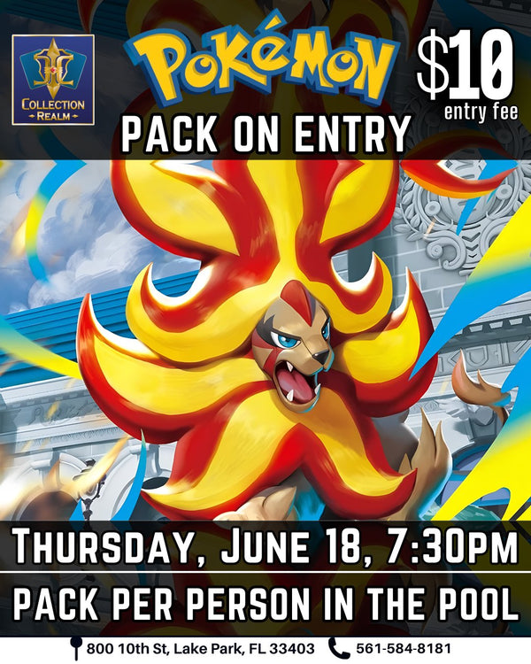 Pokémon TCG Tournament – June 18, 2026 (Thursday 7:30PM)