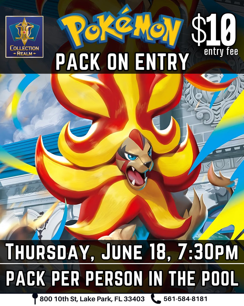 Pokémon TCG Tournament – June 18, 2026 (Thursday 7:30PM)
