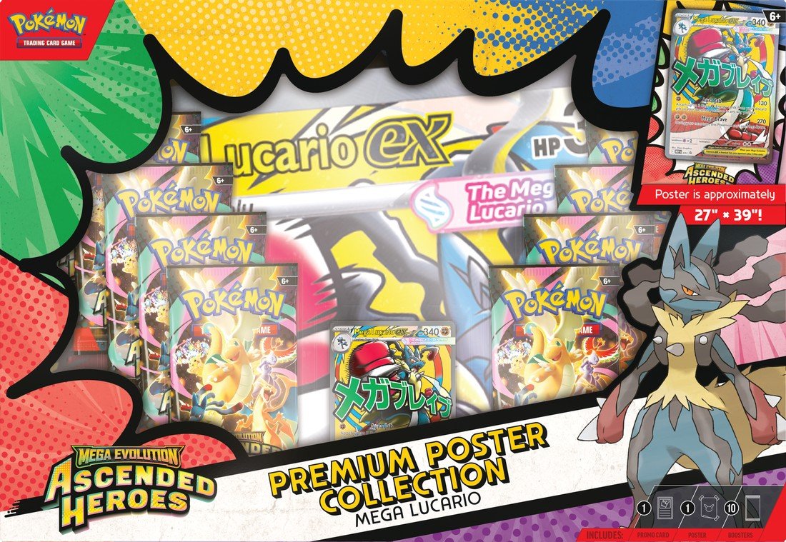 Pokemon Mega Evolutions 2.5 Ascended Heroes Premium Collection (PRE-ORDER MARCH)