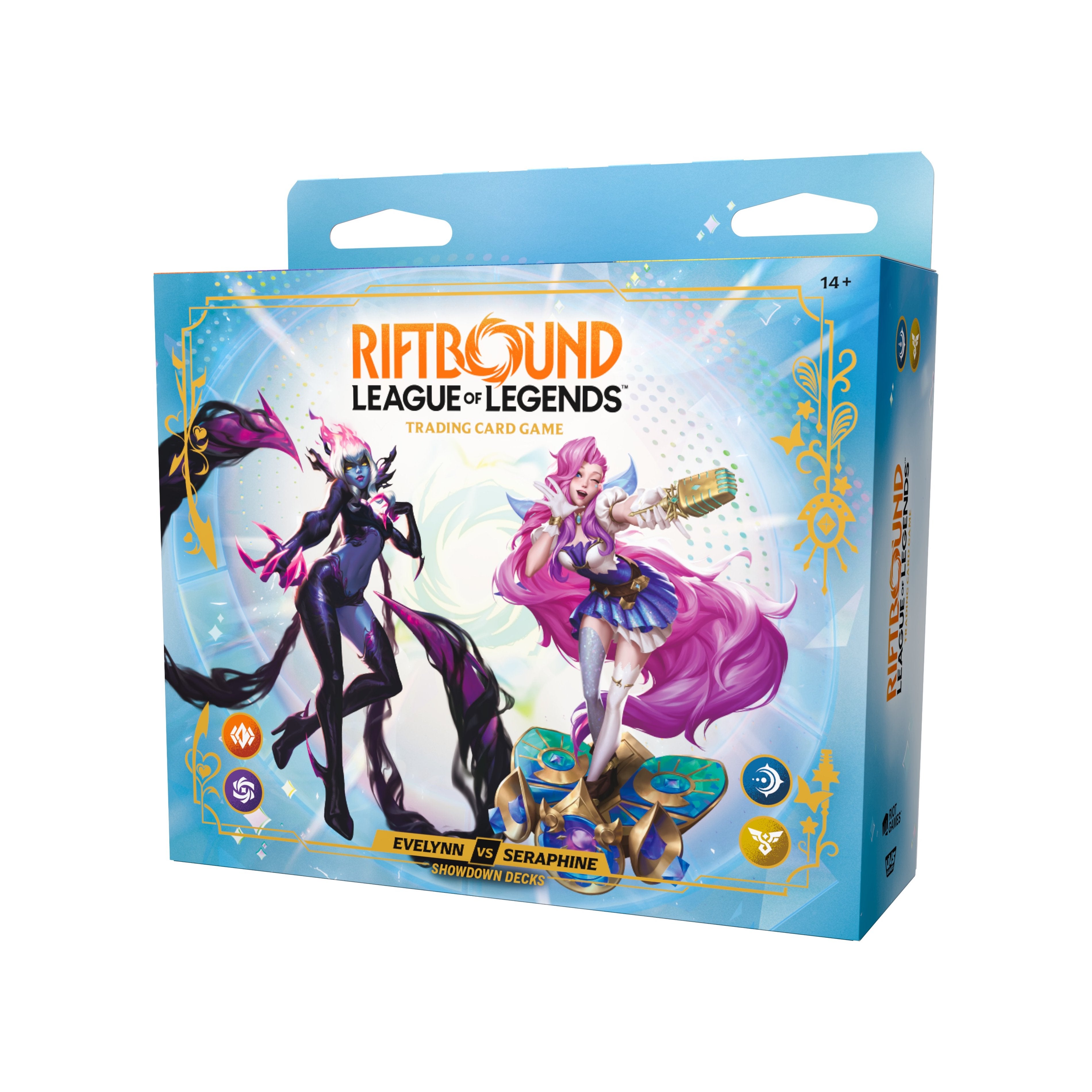 Riftbound Radiance Evelynn vs Seraphine Showdown Deck Display | 2 Prec ...