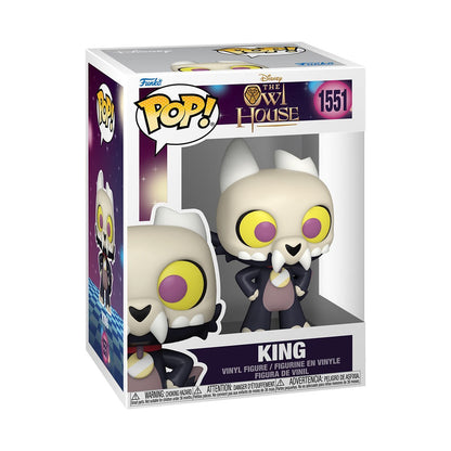 King Funko Pop! Disney The Owl House - Approx. 3 3/4" Collectible Vinyl Figure #1551 with Display Box Protector Case (PRE-SALE)