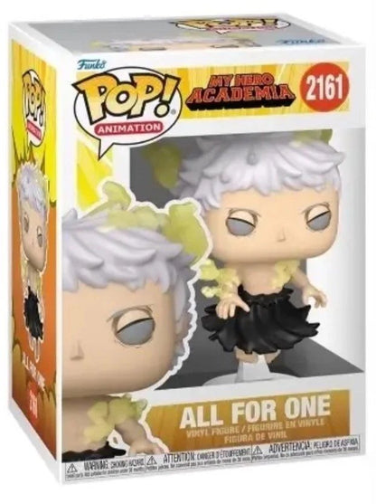All For One #2161 Funko Pop! Animation My Hero Academia - Approx. 5" Collectible Vinyl Figure Bundled with Display Box Protector Case