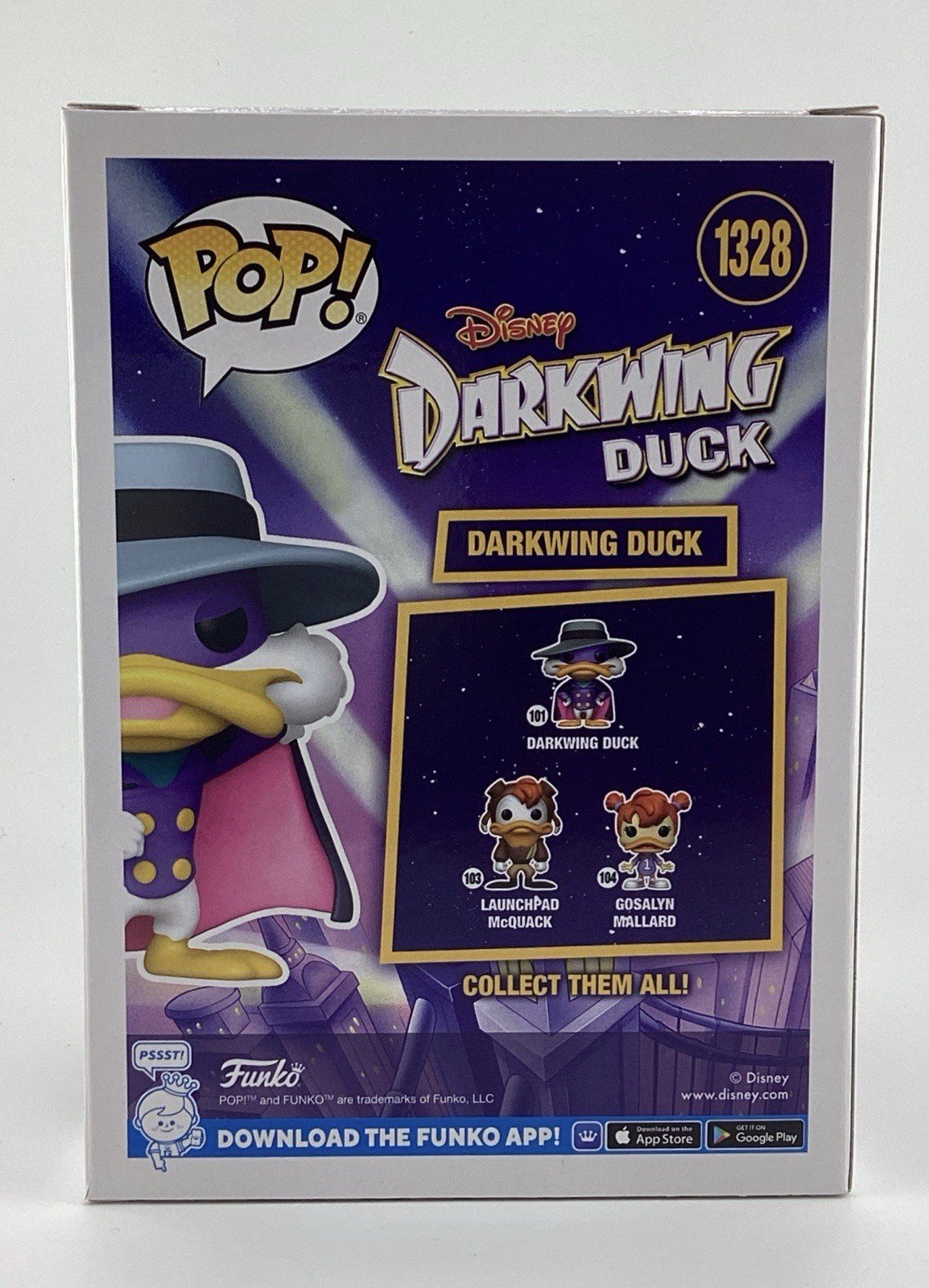 Funko Pop! Vinyl: Disney - Darkwing Duck (Chase) - Funko Web (FW) Excl #1328