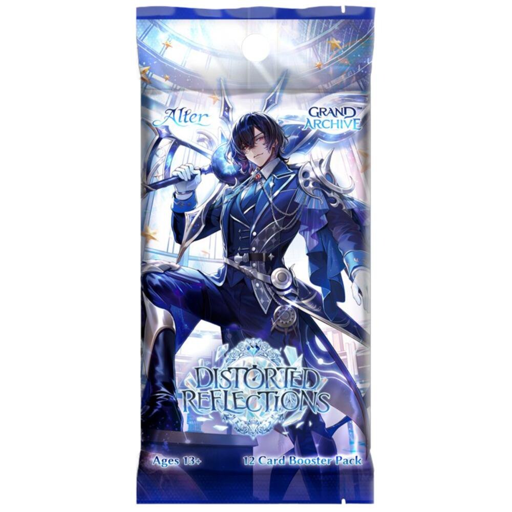 Grand Archive Distorted Reflections Alter Edition Booster Pack, 12 Trading Cards, Reprint Set with Alternate Art URs and New CSRs