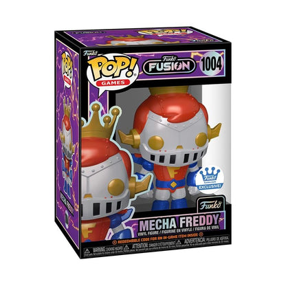 Mecha Freddy Funko Pop! Games Funko Fusion - Exclusive In-Game-Item Code - Approx. 4.9" Funko Collectible Vinyl Figure #1004 with Window Display Box