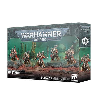 Warhammer 40,000 Adeptus Mechanicus Hastarii – 5 Plastic Miniatures, Build Exterminators or Fusiliers, Adeptus Mechanicus Heavy Weapons Squad for Warhammer 40K (PRE-ORDER)