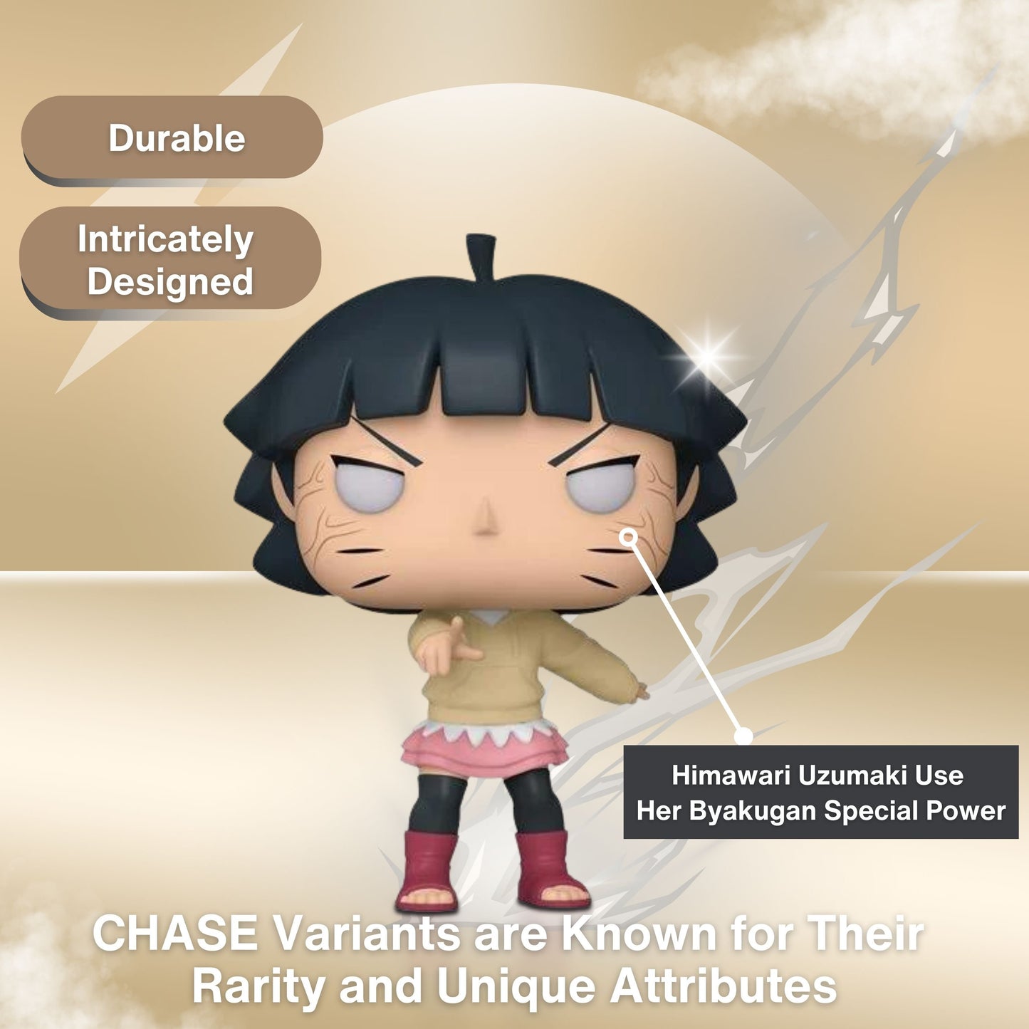 Himawari Uzumaki Funko Pop! Animation Boruto - Naruto Next Generation - Chase Limited Edition Vinyl Figure #1654 with Window Display Box