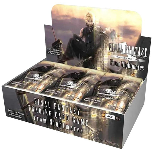 Final Fantasy TCG From Nightmares Booster Box sealed trading card game set with 36 packs