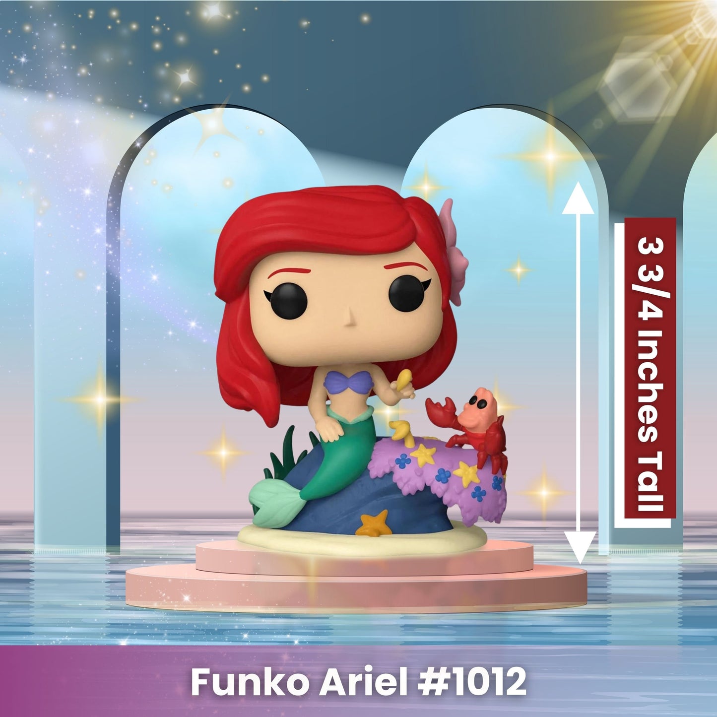 Ariel Funko Pop! Disney Ultimate Princess - Approx. 3 3/4" Collectible Vinyl Figure #1012 with Window Display Box