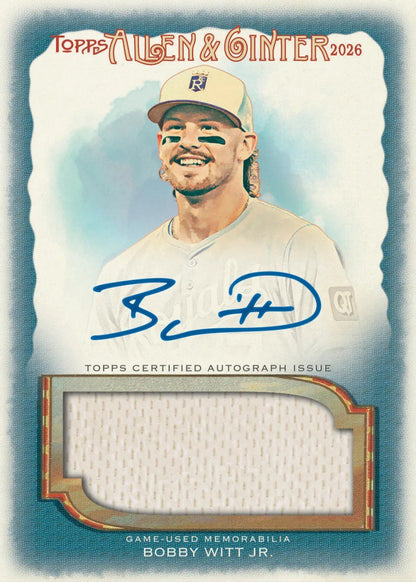 2026 Topps Allen & Ginter Baseball Value Box, 8 Packs, 6 Cards Per Pack, 300-Card Base Set, Look for Autograph & Relic Cards, Inserts, Signature Minis, Chrome & Metal Parallels (PREORDER - Release Date October 7, 2026)
